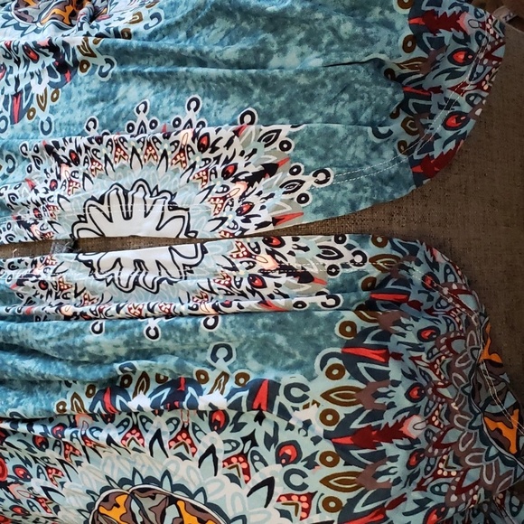 GRECERELLE Loose Fit Short Sleeve Maxi Dress Size XS - Picture 8 of 9